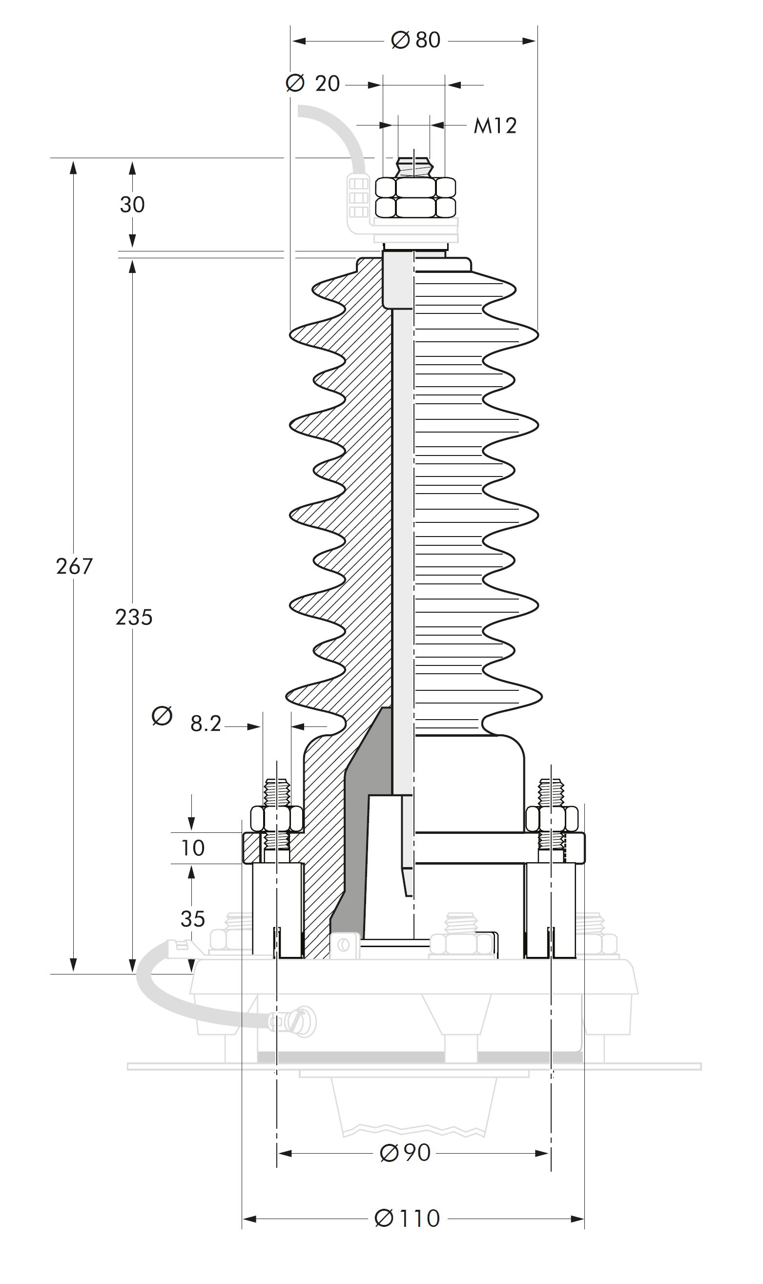 INNONEXXT® Conector angular, 40 x 40 x 15 x 2 mm 25 piezas